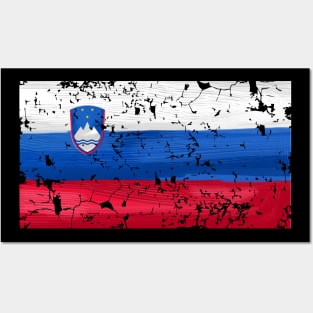 Slovenia Flag Posters and Art